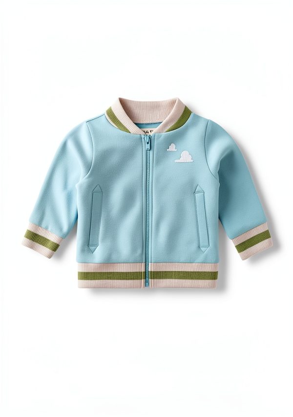 Monica + Andy Baby Boys Organic Cotton Jacket Stand Collar Functional-4