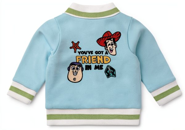 Monica + Andy Baby Boys Organic Cotton Jacket Stand Collar Functional-0