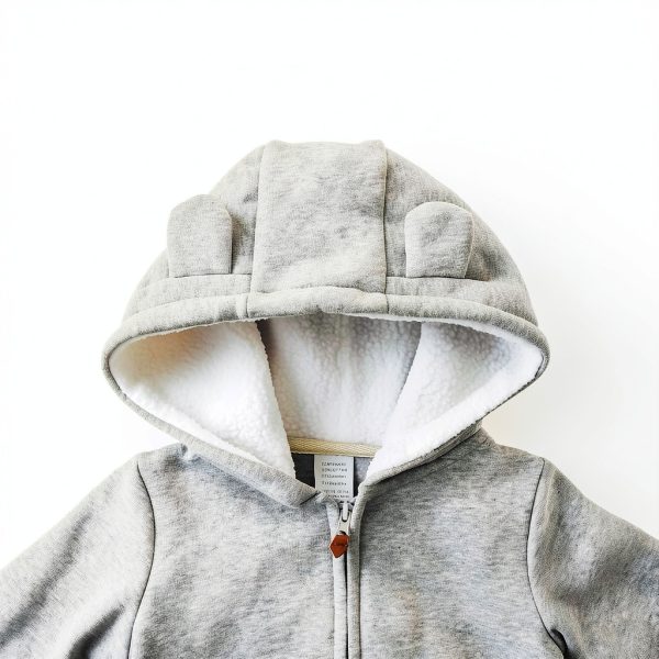 CozyKids Baby Hooded Jacket 80% Cotton 20% Polyester Spring Autumn-1