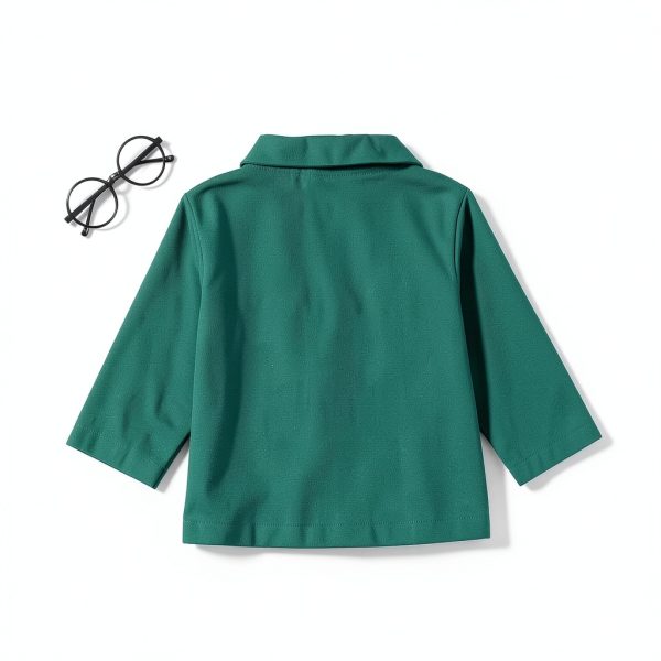 Green Toddler Golf Jacket Baby Boys 3-4T 5-6 Years Soft Cotton-5