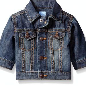 The Children’s Place Baby Denim Jacket Dark Wash 0‑3 to 12‑18 Months-0