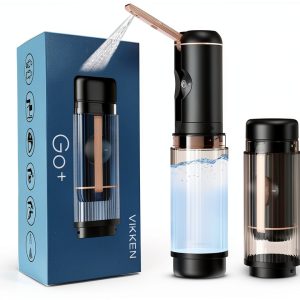 VIKKEN Portable Travel Bidet Go+ Max 300ml USB-C Rechargeable Handheld-0